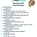 prop bet odds